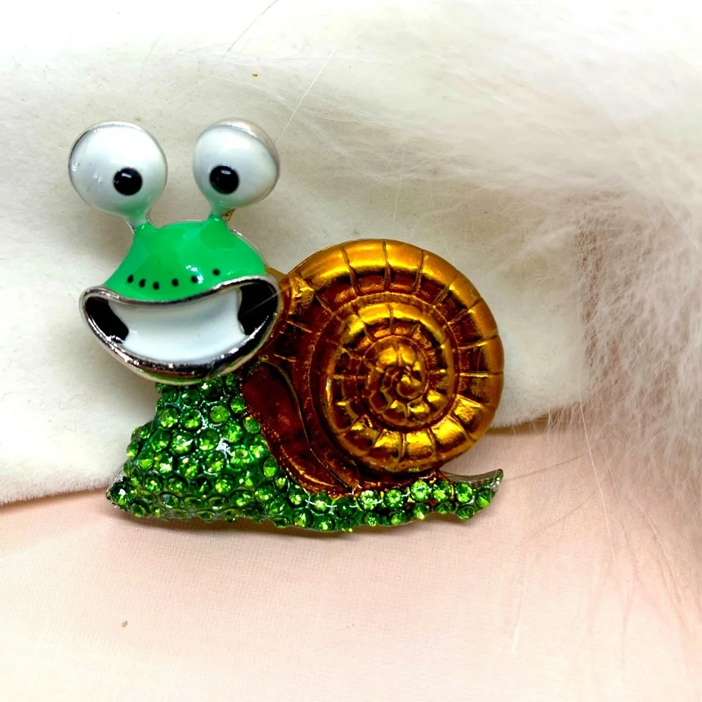Cute Snail Brooch